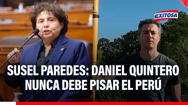 Susel Paredes sobre Daniel Quintero: El Congreso ha hecho bien en declararlo persona no grata