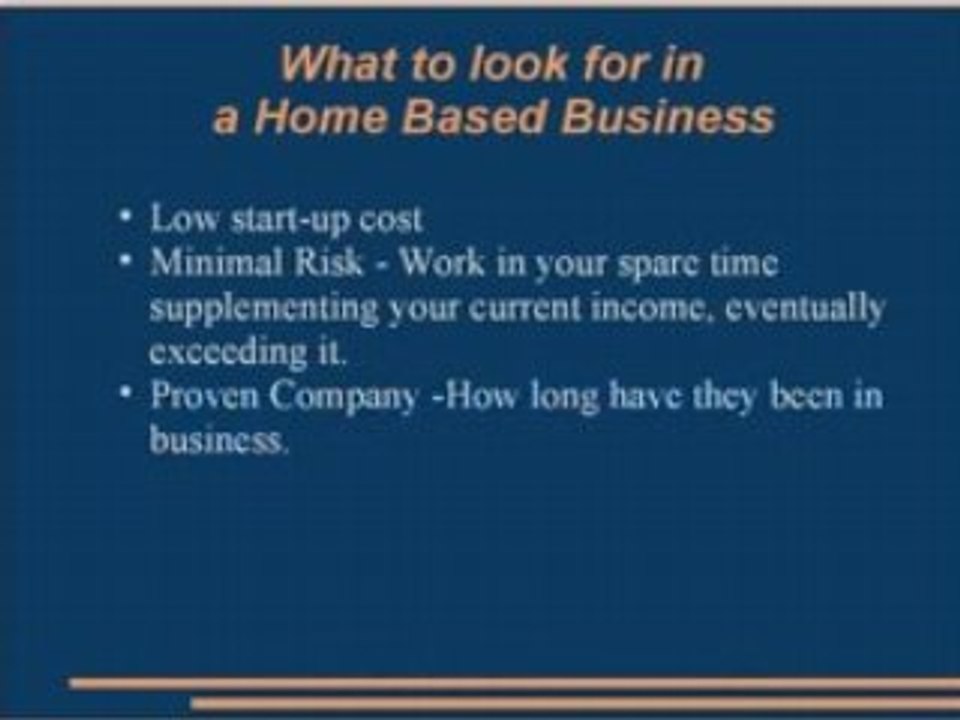 Home Based Business