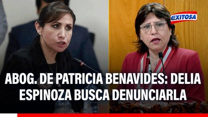Delia Espinoza buscará denunciar "en todos los casos" a Patricia Benavides, afirma abogado