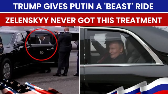Putin Snubs His Own Aurus, Joins Trump in ‘The Beast’ | Shocking Symbol of Trust, Zelenskyy Left Out