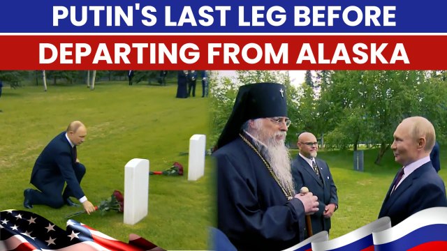 Putin Kneels at Every Soviet Pilot’s Grave in Alaska, Lays Flowers and Honors Heroes of World War II