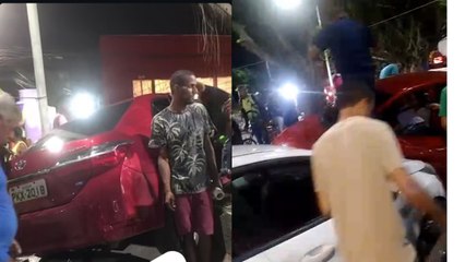 Motorista perde o controle e provoca grave acidente em Dias D’Ávila