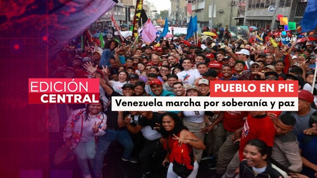 Juventud venezolana se moviliza en Caracas en respaldo a Maduro