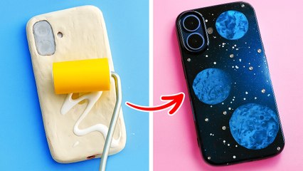 CREATE Your Own SPACE PHONE CASE at Home!