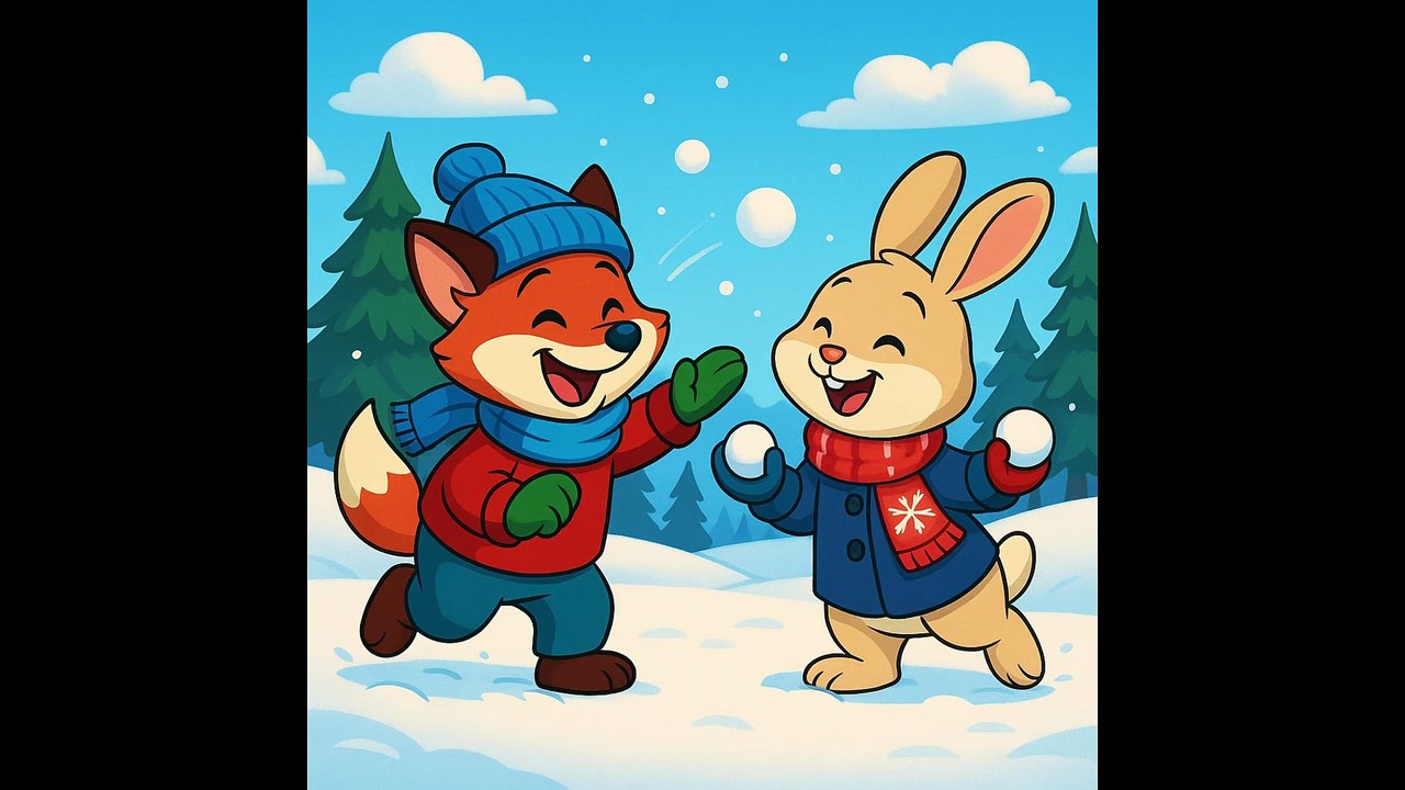 Le Renard et le Lièvre Jouent aux Boules de Neige - Contes de fées du Dakota du Nord