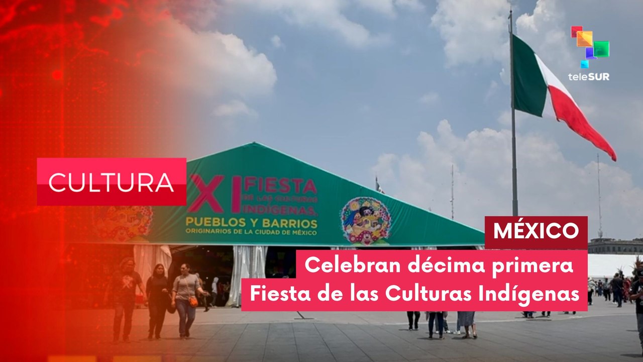 Se realiza la fiesta de las culturas indígenas en el zócalo capitalino CULTURA EDICIÓN CENTRAL 15-08-2025