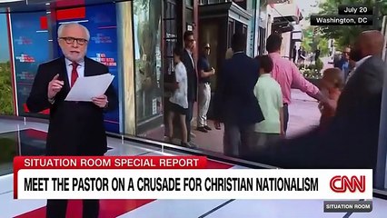 He thinks America should adopt a Christian theocracy. And he's finding a new audience under Trump