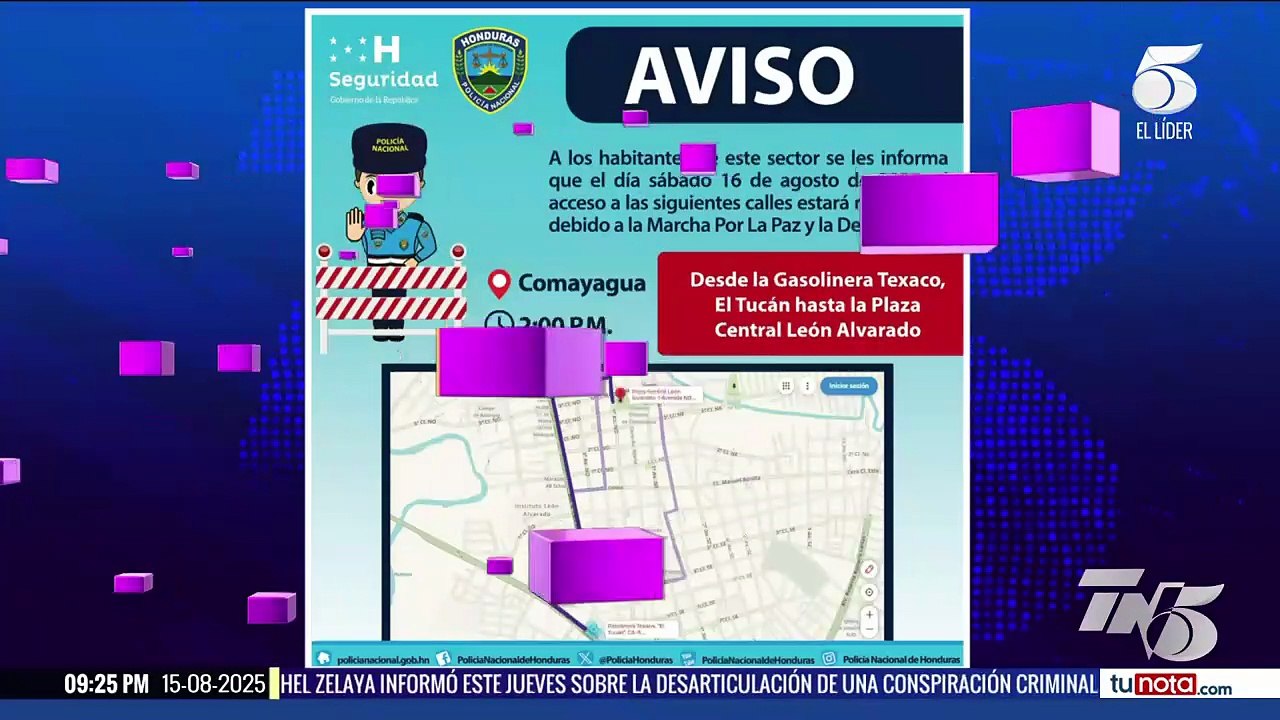 Estas serán las calles cerradas por la caminata de las Iglesias Católica y Evangélica este sábado