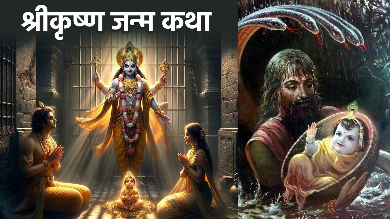 Janmashtami Vrat Katha 2025: श्रीकृष्ण जन्म कथा, जन्माष्टमी व्रत कथा | Krishna Birth Story In Hindi
