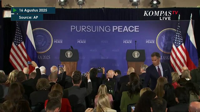 [FULL] Pernyataan Donald Trump & Vladimir Putin Bertemu di Alaska, Singgung Perang Ukraina