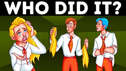 Who Is The Liar Among These Suspects? 🧐 #liar #detective #brightside #riddles #shorts