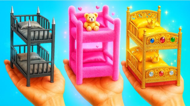 BATAILLE DE RELOOKING DE CHAMBRE FILLE vs GOTHIQUE ! 🌈🖤 Relookings DIY Extrêmes