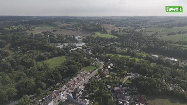 Le Brabant wallon vu du ciel : le hameau de Fauquez, à cheval sur les communes d’Ittre et de Braine-le-Comte