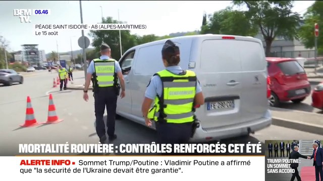 Mortalité routière: les contrôles sont renforcés pour ce week-end de chassé-croisé