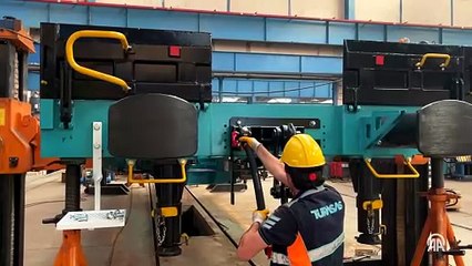 Askeri Tank Taşıma Vagonu Teslim Töreni