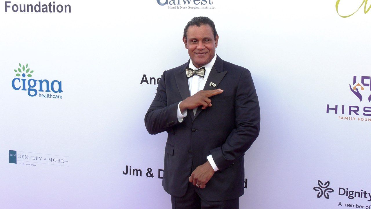 Sammy Sosa attends the "Harold and Carole Pump Foundation 25th Anniversary Celebrity Dinner" red carpet in Los Angeles