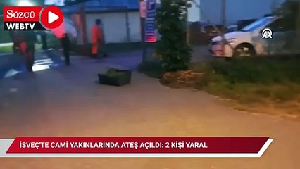 İsveç'te cami yakınlarında ateş açıldı: 2 kişi yaralandı