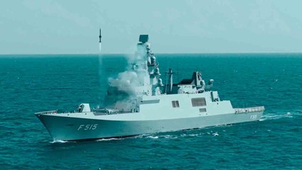 Turkish Frigate TCG İstanbul Downs Aerial Target with HİSAR-D RF Missile in New MİDLAS Test