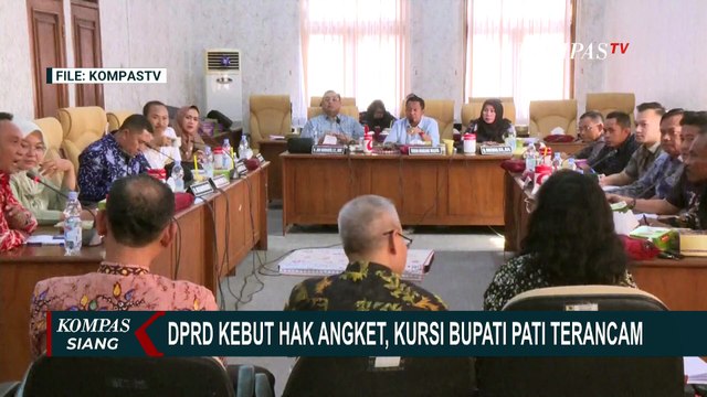DPRD Pati Kebut Usulan Pemakzulan Bupati Pati Sudewo, Pansus Punya Waktu 60 Hari | KOMPAS SIANG