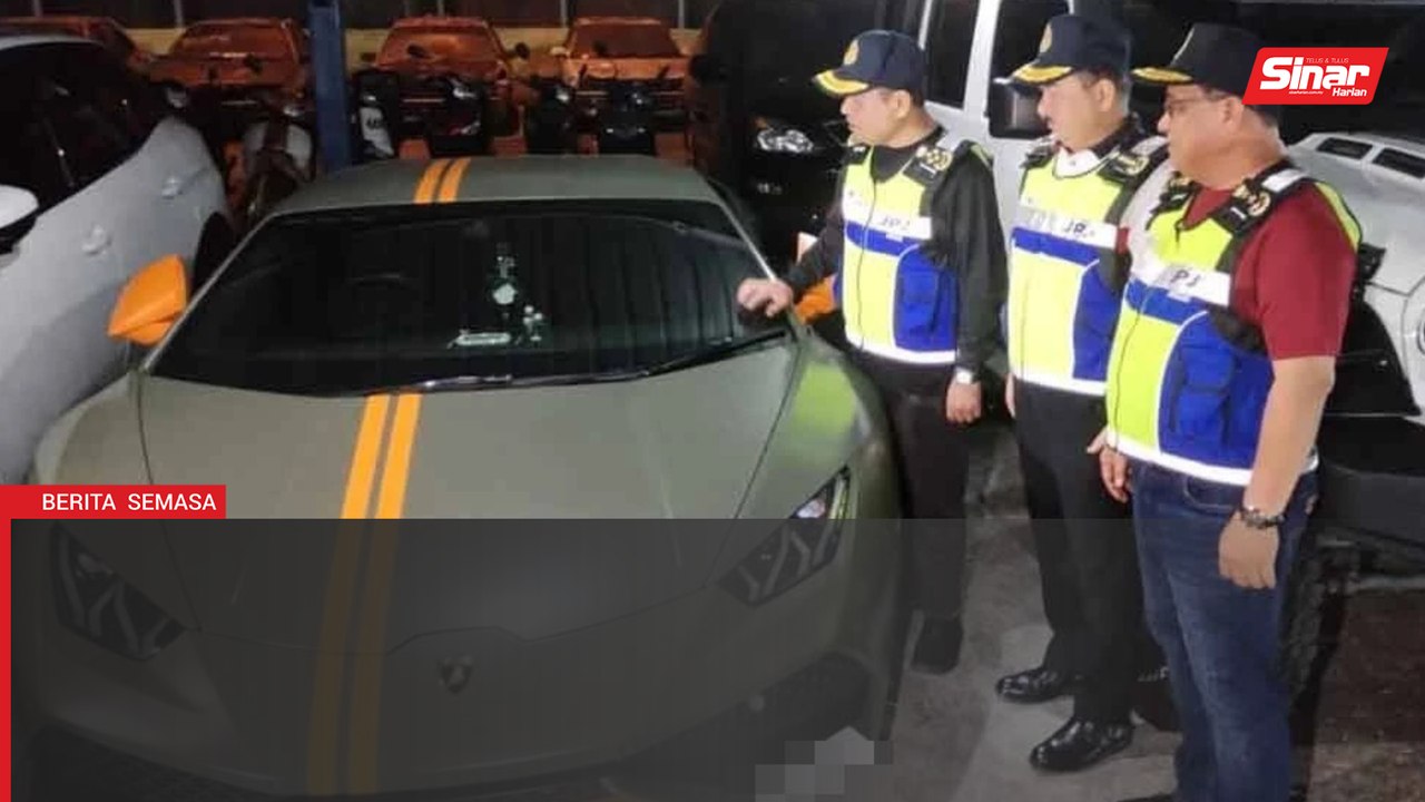 270 kenderaan mewah disita tak bayar cukai jalan
