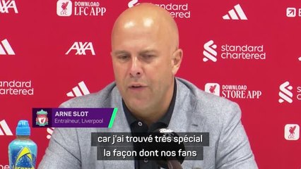 Liverpool - Comme Salah, Slot a été ému par les hommages des fans pour Jota