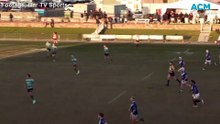 Sapsford scores super chip-and-chase try