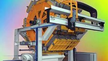 Used refrigerator production line,automatic rotary door foam drum