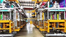 Used refrigerator production line equipment, used box body foam line