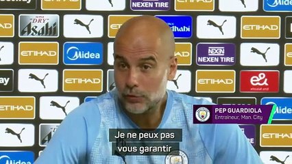 Guardiola : "Tout porte à croire qu'on sera meilleurs"