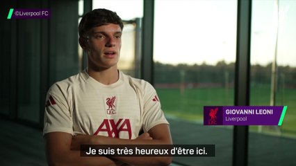 Leoni : "Très heureux d'être ici !"