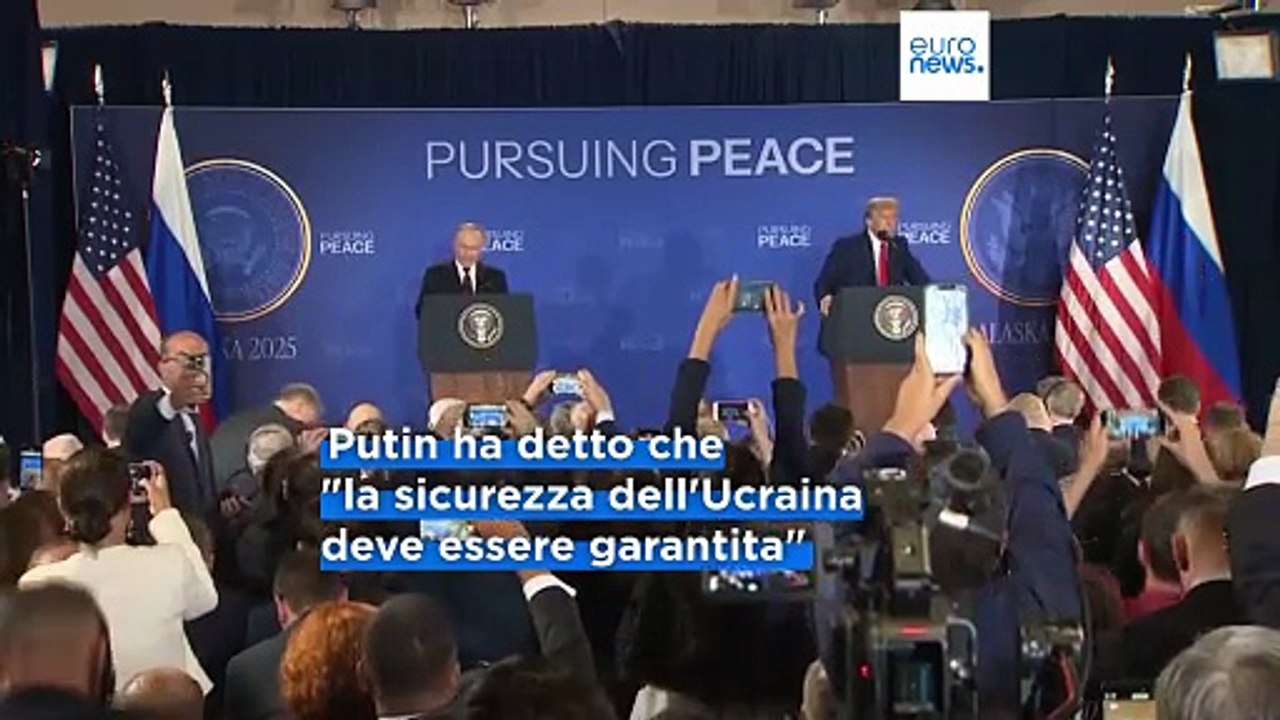 Trump-Putin, nessun accordo per un cessate il fuoco in Ucraina ma fatti "grandi progressi" in Alaska