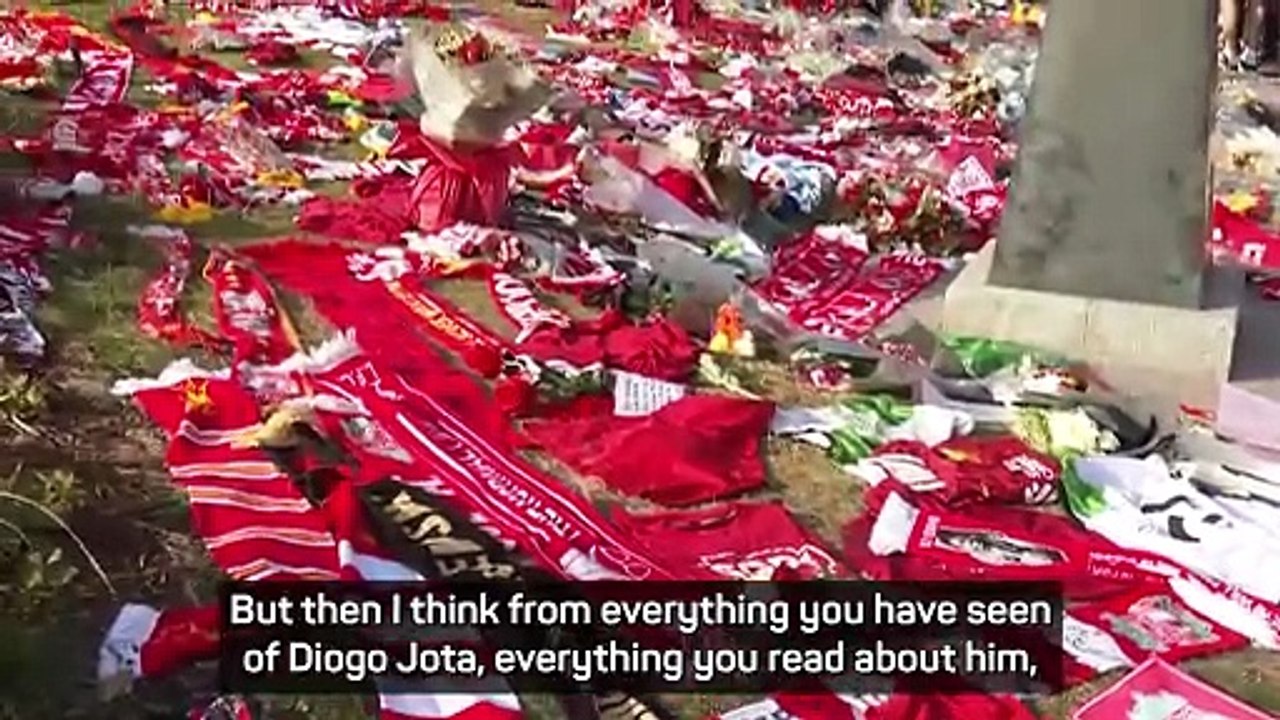 Liverpool fans honour Diogo Jota ahead of Bournemouth game