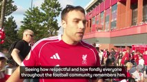 Liverpool fans honour Diogo Jota ahead of Bournemouth game