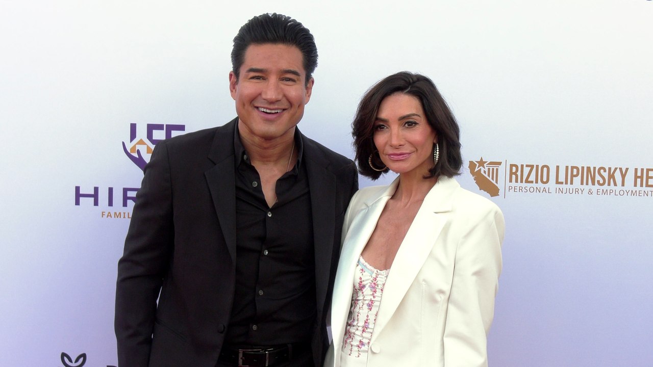 Mario Lopez and Courtney Lopez "Harold and Carole Pump Foundation 25th Anniversary Celebrity Dinner" Red Carpet