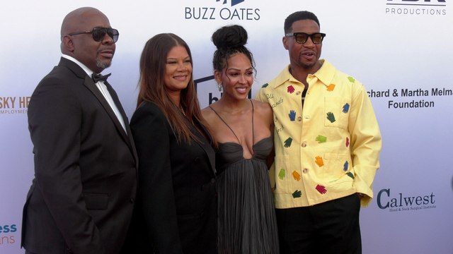 Bobby Brown and Jonathan Majors Harold and Carole Pump Foundation 25th Anniversary Celebrity Dinner Red Carpet
