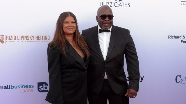 Bobby Brown attends the Harold and Carole Pump Foundation 25th Anniversary Celebrity Dinner red carpet in Los Angeles