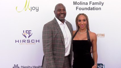 Marcellus Wiley and Annemarie Wiley "Harold and Carole Pump Foundation 25th Anniversary Celebrity Dinner" Red Carpet
