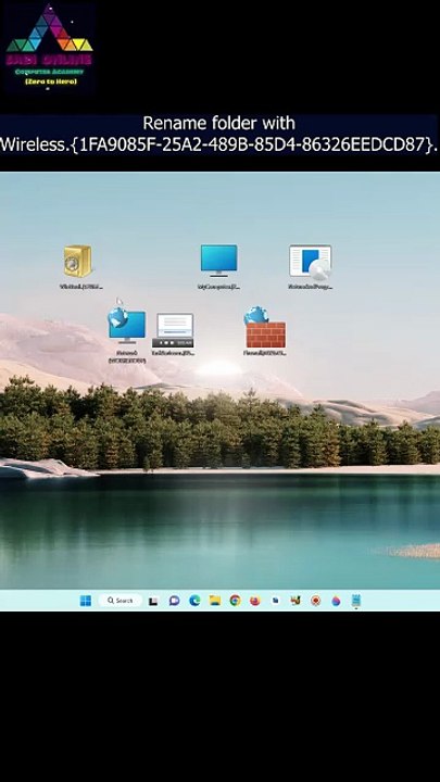 creating wirless folder #shorts