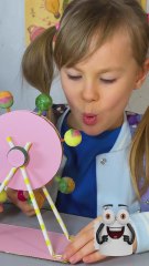 No candy allowed? Watch me sneak it in as a school project! 🤫🎨🍭 #schoolhacks