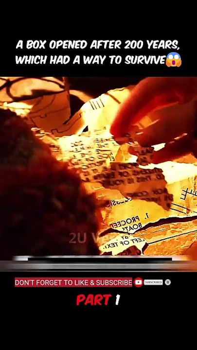 shorts movie explanation 200 साल बाद खुला बॉक्स, जिसमें थी ज़िंदा बचने की राह A box opened after 200 years, which had a way to survive