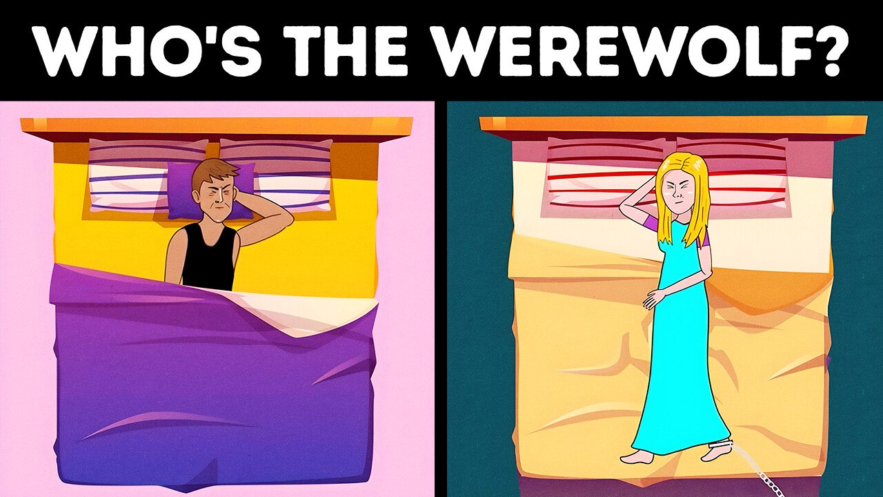 Who's The Werewolf? 🐺 #werewolf #riddles #fake #brightside #brainteasers #shorts