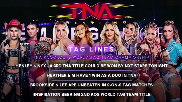 FULL MATCH - The Elegance Brand (Heather by Elegance & M by Elegance) vs The IInspiration (Cassie Lee & Jessica McKay) vs Fatal Influence (Fallon Henley & Jazmyn Nyx) vs Léi Yǐng Lee & Xia Brookside- TNA Knockouts World Tag Team Title- TNA Emergence 2025