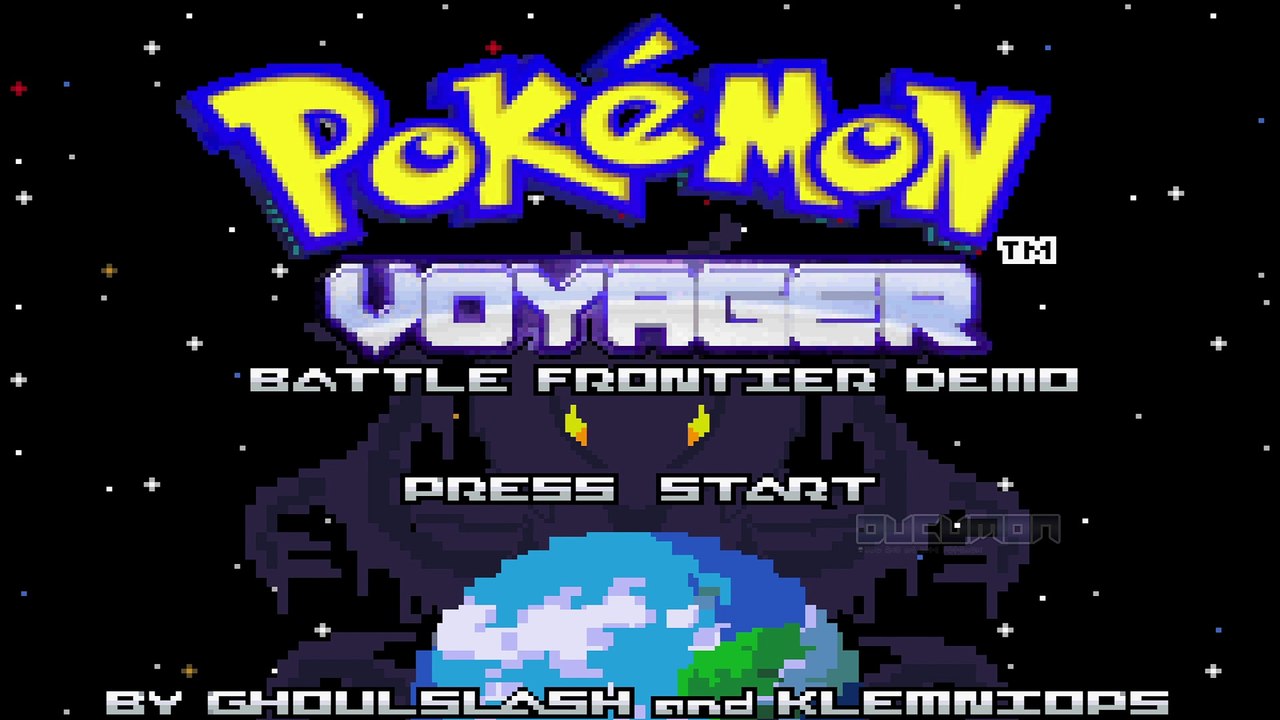 Pokemon Voyager Battle Frontier - GBA ROM Hack, test battle system and more features from Voyager