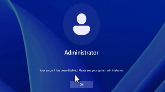 How to Fix Your Account Has Been Disabled, Please See Your System Administrator Error in Windows 11/10/8/7 ✔️