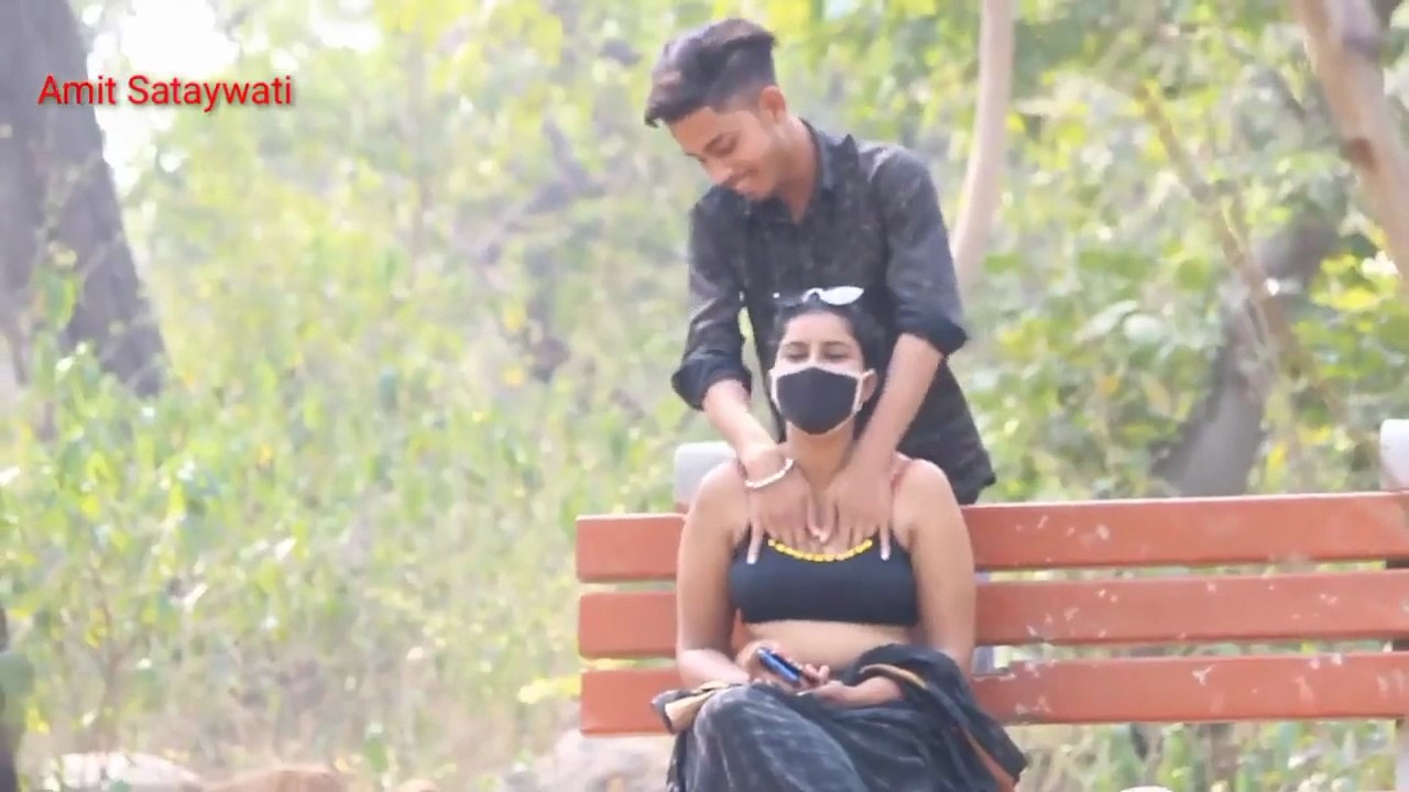 Massage Prank On Stranger Bhabhi  -  VideoPalaceIn