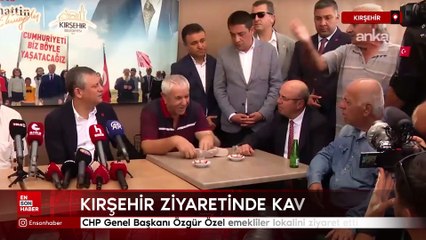 Özgür Özel'in Kırşehir ziyaretinde kavga