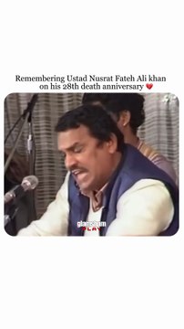 28 years gone but the voice still gives chills 🎶✨ Legends like Nusrat Fateh Ali Khan never really leave us ❤️‍🔥 #NusratFatehAliKhan #Qawwali #GlamSham #SufiMusic [ Legendary singer , music Heritage , timeless vibes ]