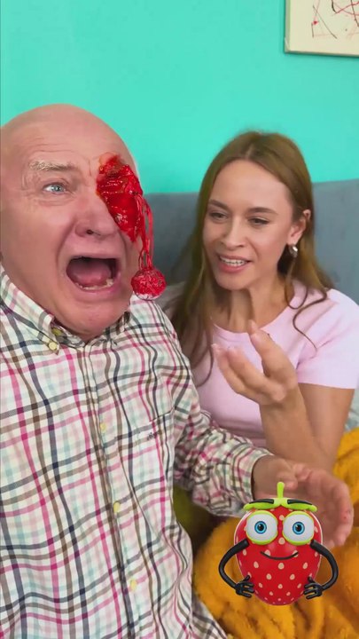 Grandpa’s prank went TOO FAR! 😱😂 I’m still in shock! 🤯#prank