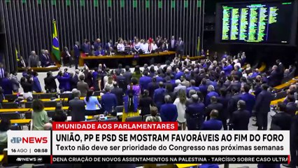 PP, União e PSD apoiam discussão sobre fim do foro privilegiado
