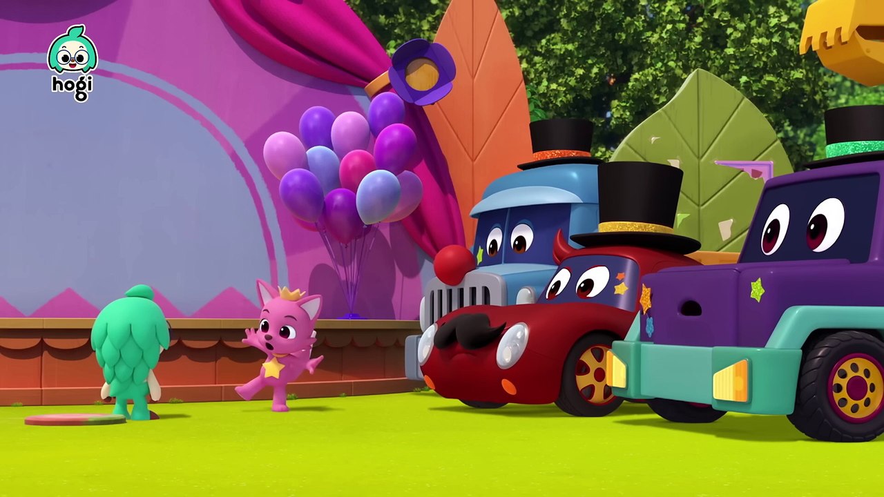 [FULL] Pinkfong & Hogi Mini-Movie _ The Tricky Three Cars｜Full Movie｜Cartoon for Kids｜Hogi Pinkfong